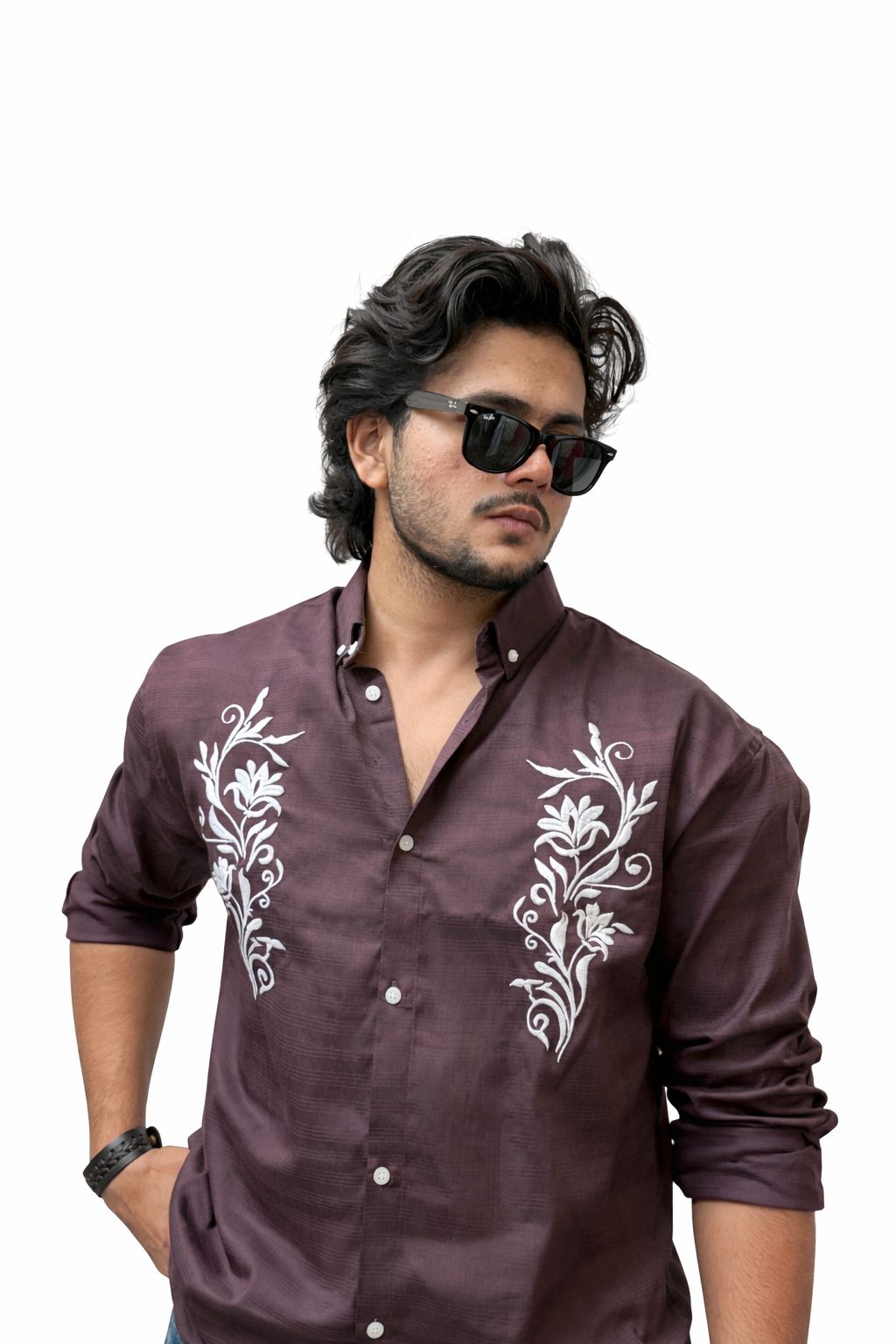 Imported Embroidered Shirt