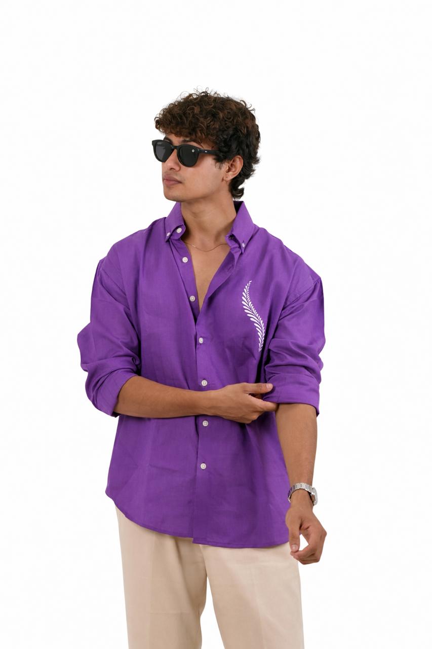 Premium Imported Linen shirt With Embroidery
